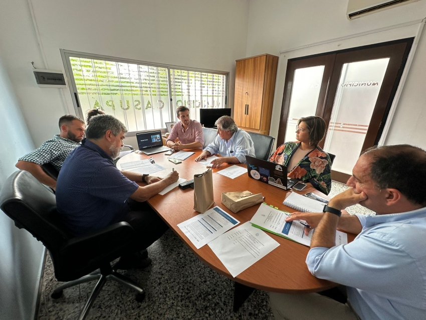 La Mesa Ejecutiva del Plenario de Municipios de Uruguay se reunió en el Municipio de Casupá